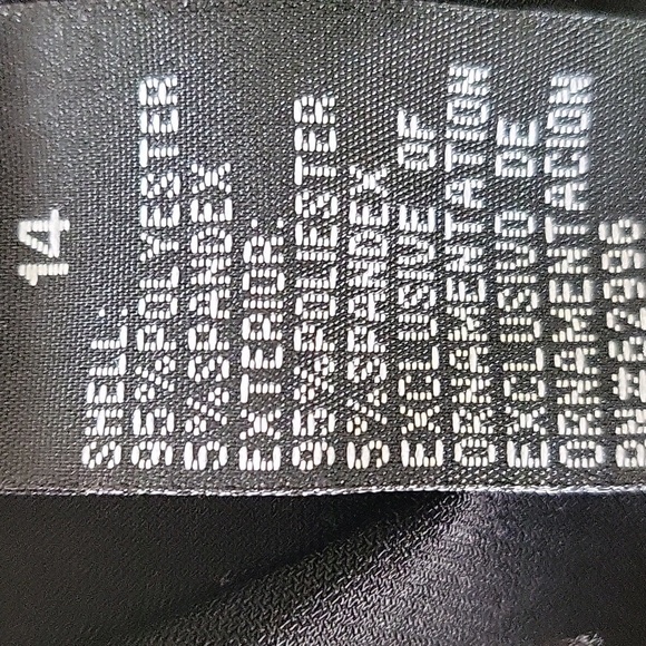 Scarlett Nite Deep V Neck Embellished Belt Ribbon Tie Fit & Flare Dress-Sz 14 - Picture 7 of 8